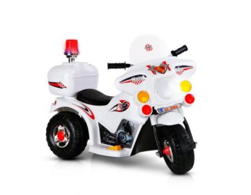 Kids Ride-on Toy Motorbike Electric White