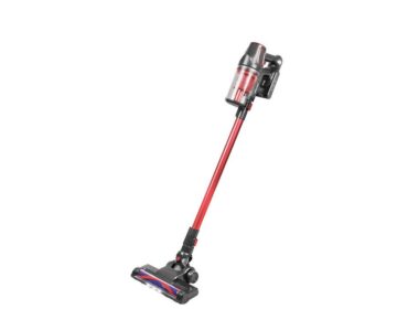 Vacuum Cleaner Floor Sweeper Red Cordless Stick Bagless