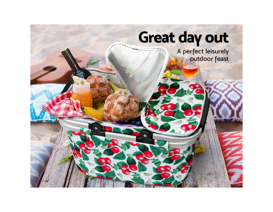 Buy Picnic Basket Premium Set Outdoor Camping Hamper Folding Insulated E2717331582 Mega